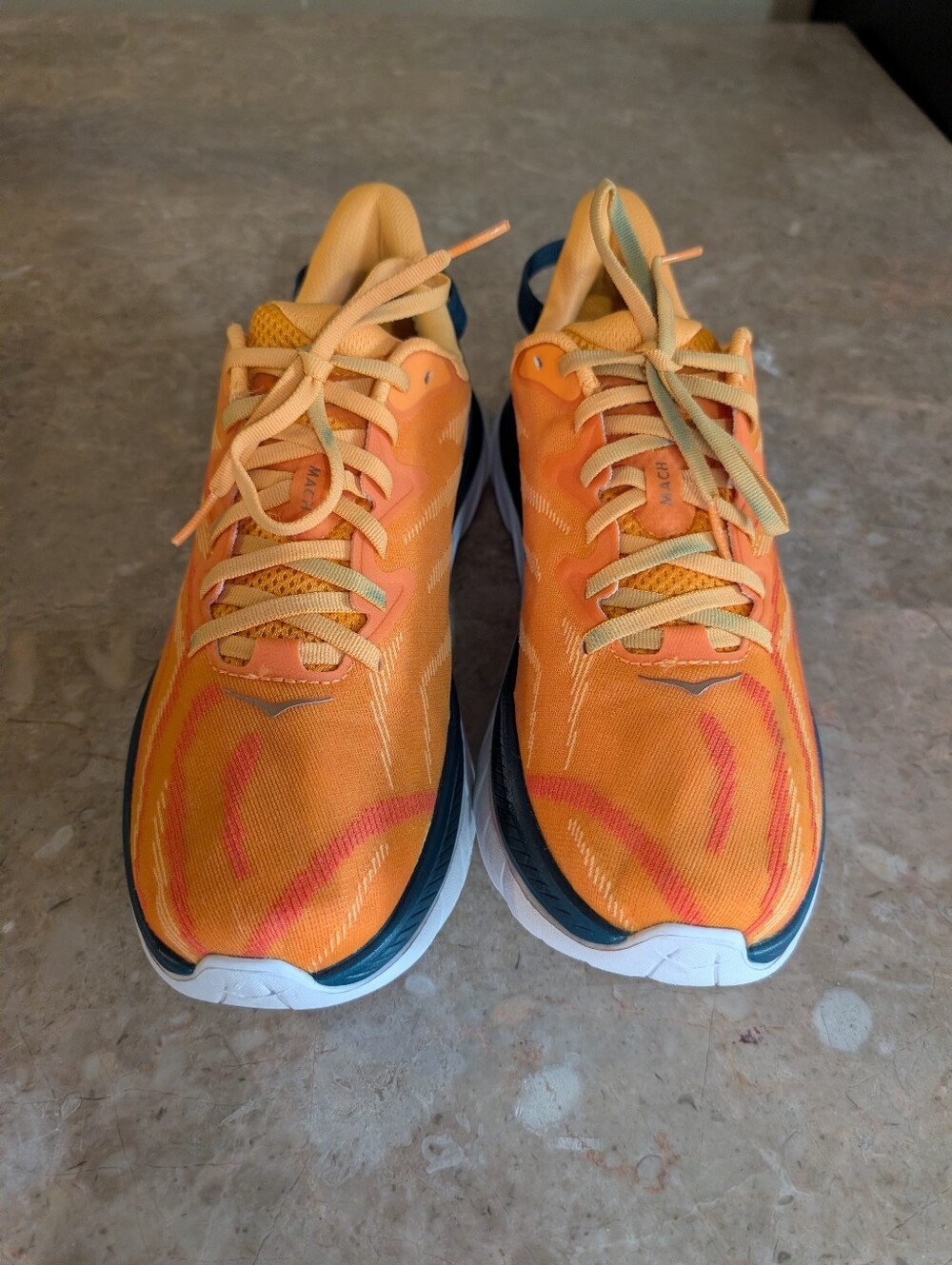 Hoka One One Mach Supersonic Yellow Running Cushioned Shoes Men's Size 10D - Picture 3 of 16